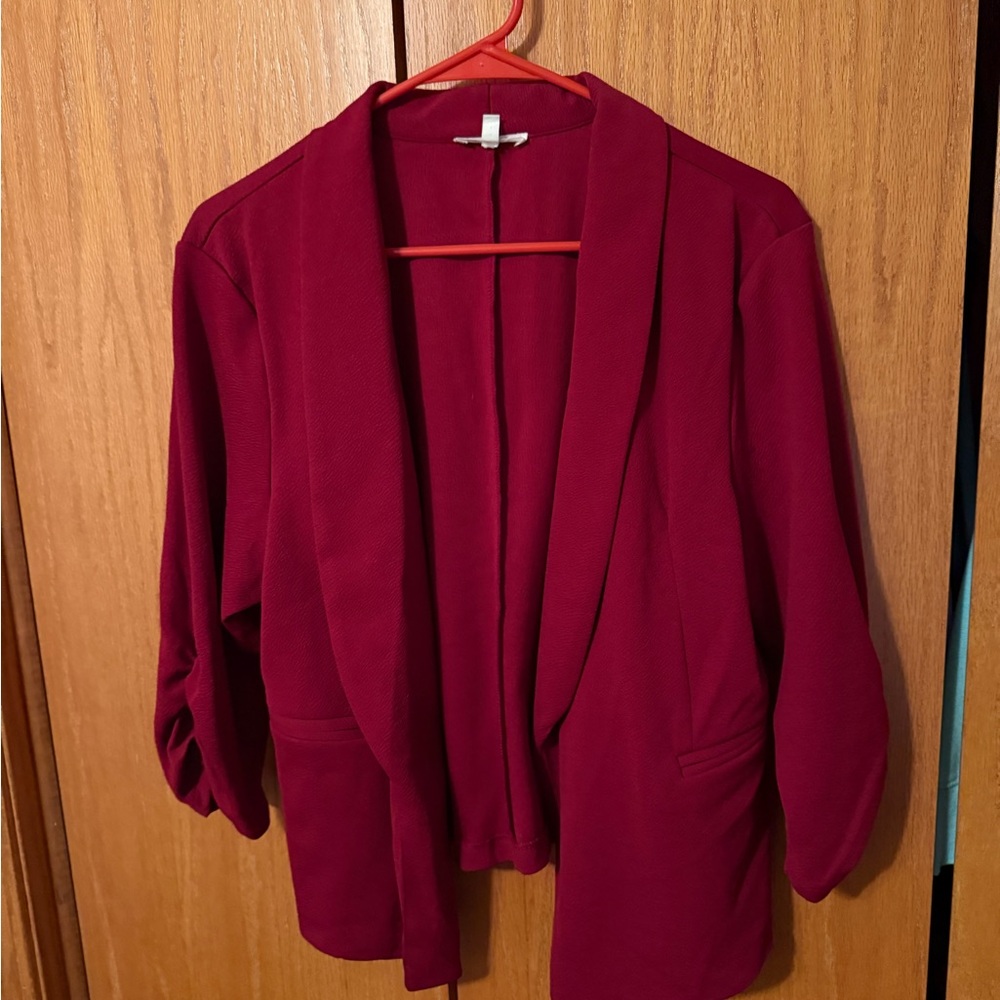 Women's Red Blazer